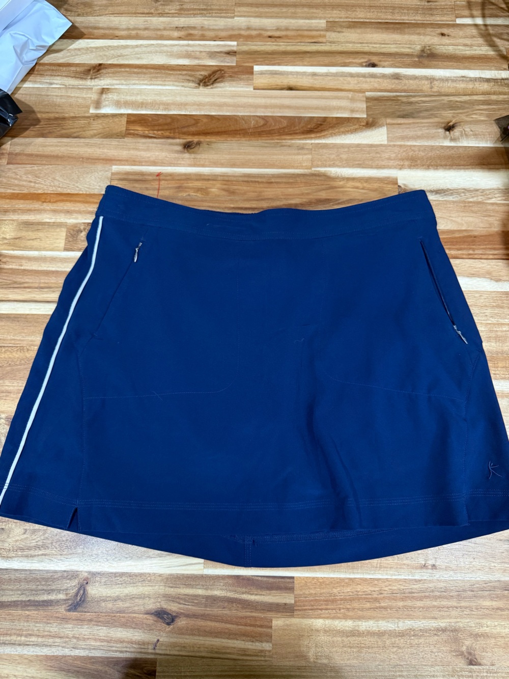 Vintage Danskin Navy Women’s Skort with White Trim